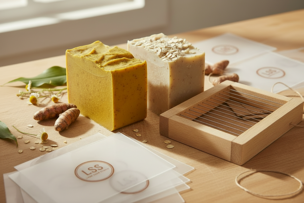 LSS Soap Loaves with Glassine Sheets