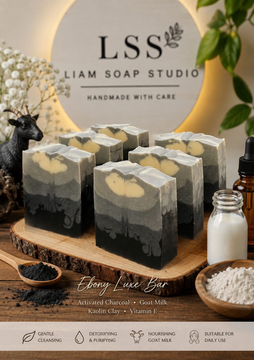 Ebony Luxe Bar-Unscented