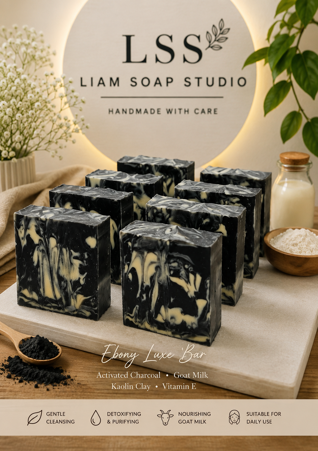 Ebony Luxe Bar-Unscented