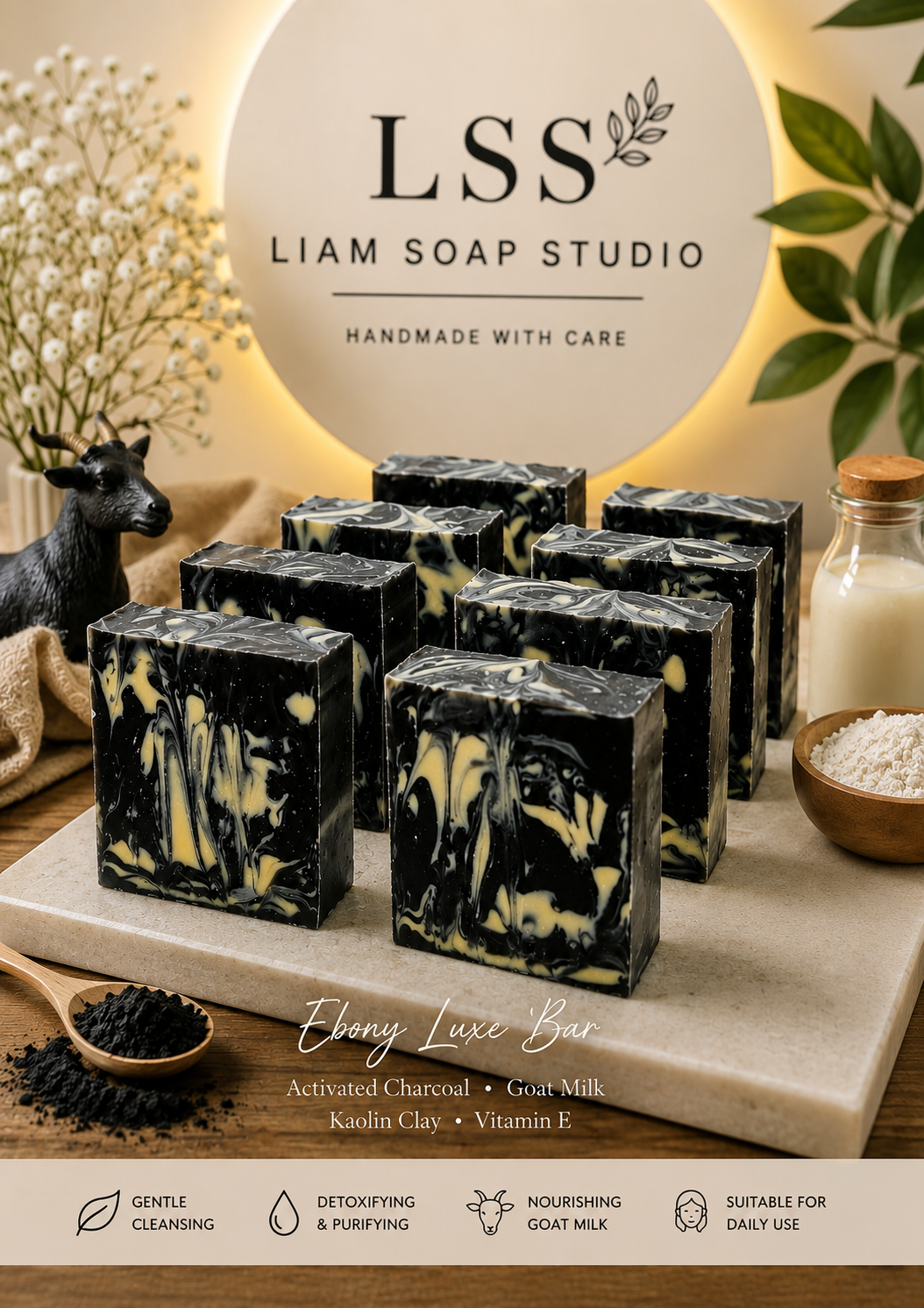 Ebony Luxe Bar-Unscented